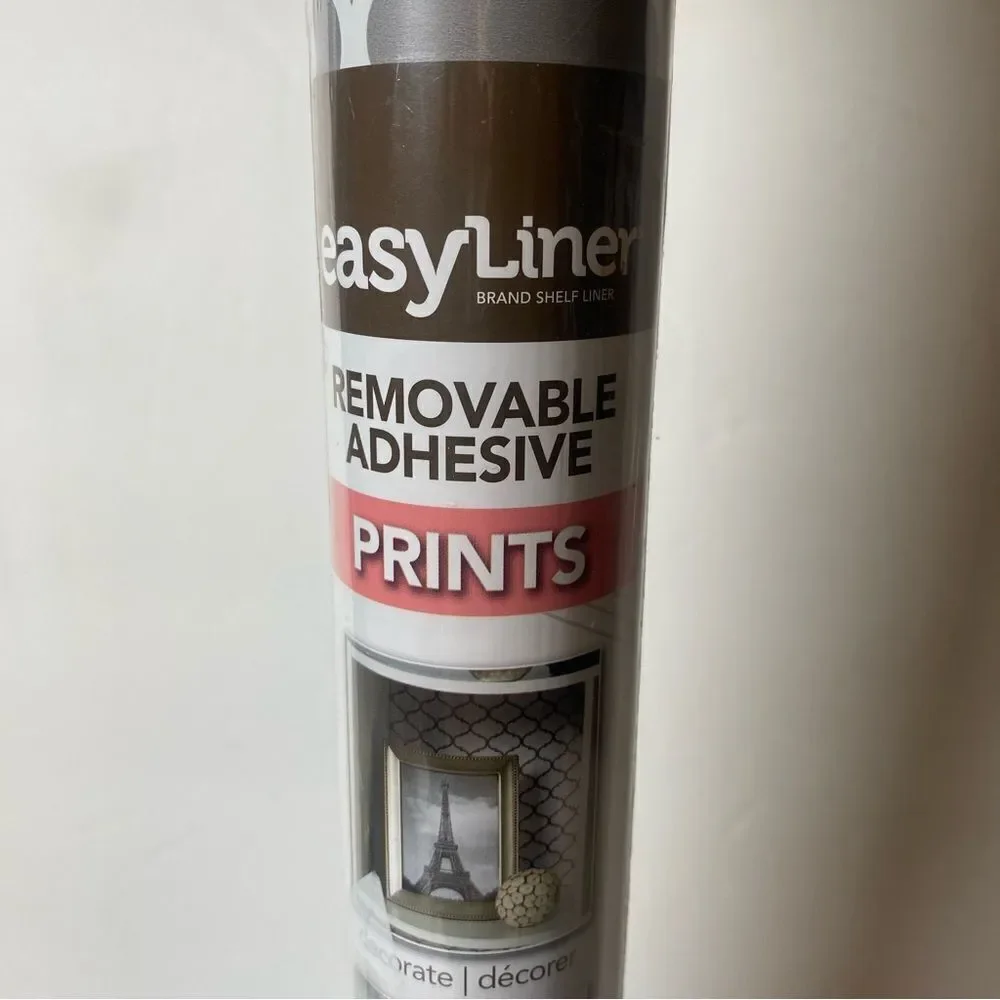 Duck Brand Easy Liner Removable Adhesive 3 Rolls Grey Quatre 20